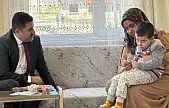 Kaymakam Rahmi Bulut, Ayça ailesini ziyaret etti