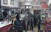 Kurban Bayramı öncesi berberlerde yoğun mesai