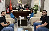 Minik gazetecilerden Kaymakama röportaj ziyareti