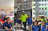 Minik öğrencilere trafik eğitimi
