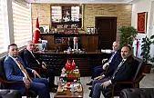 Müfettişlerden Kaymakam Aydoğan'a ziyaret