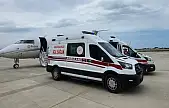 Uçak ambulansla Van'dan İstanbul'a sevk edildi