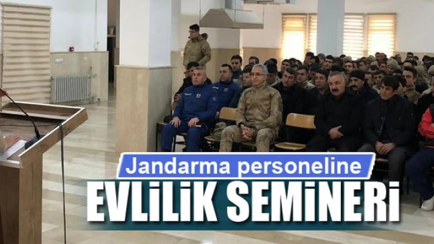 Jandarma personeline evlilik semineri 