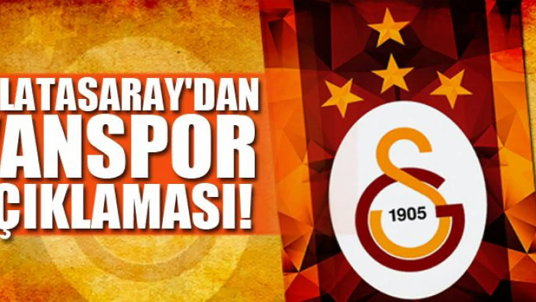 Galatasaray'dan Vanspor açıklaması!