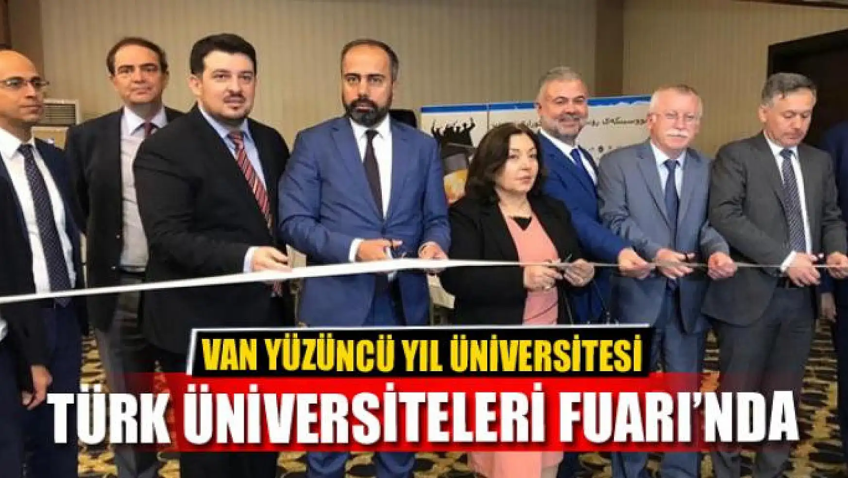 Rektör Şevli, '7. Türk Üniversiteleri Fuarı'na katıldı