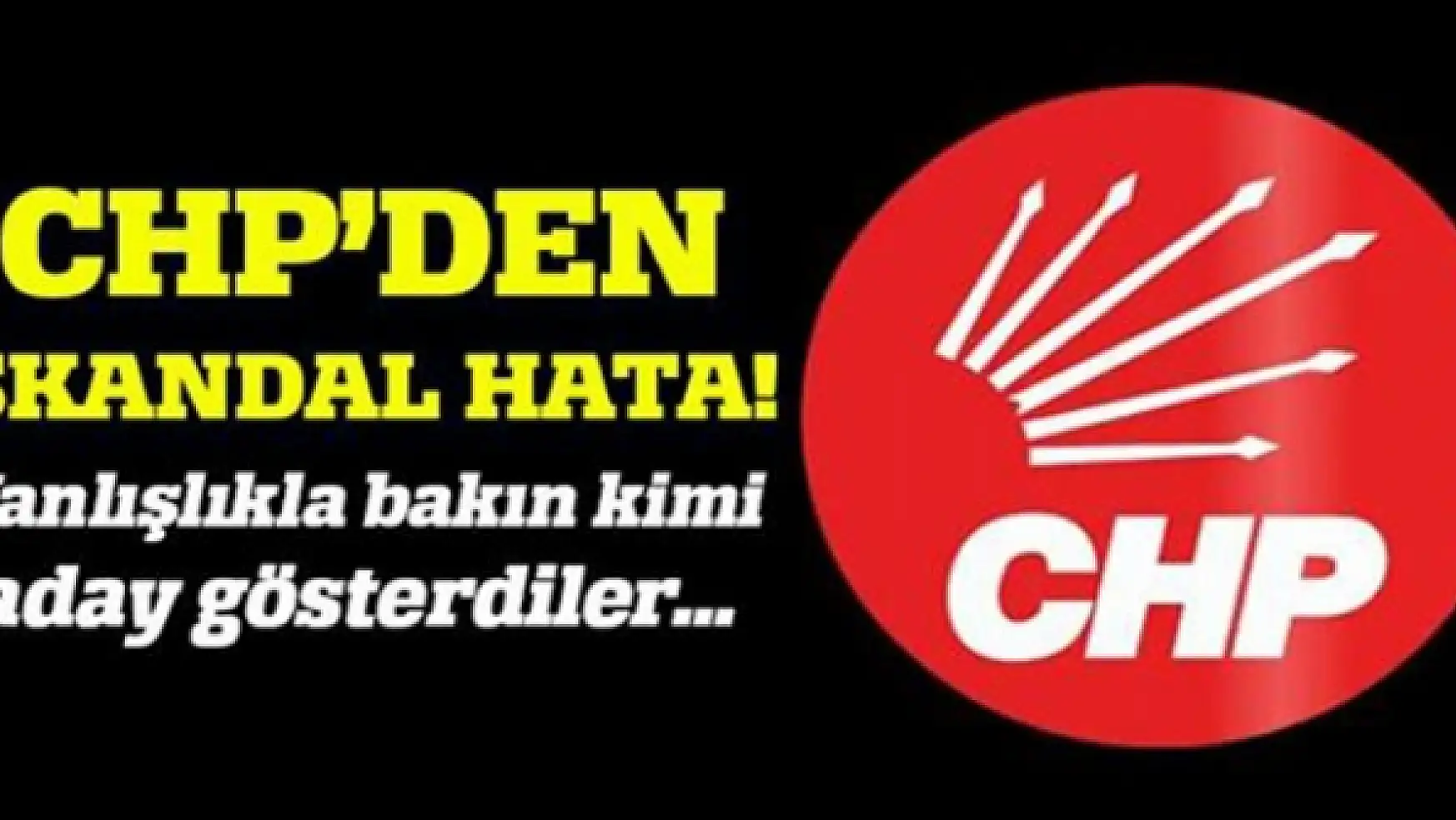 CHP, Ali Özgündüz'ü yanlışlıkla aday gösterdi