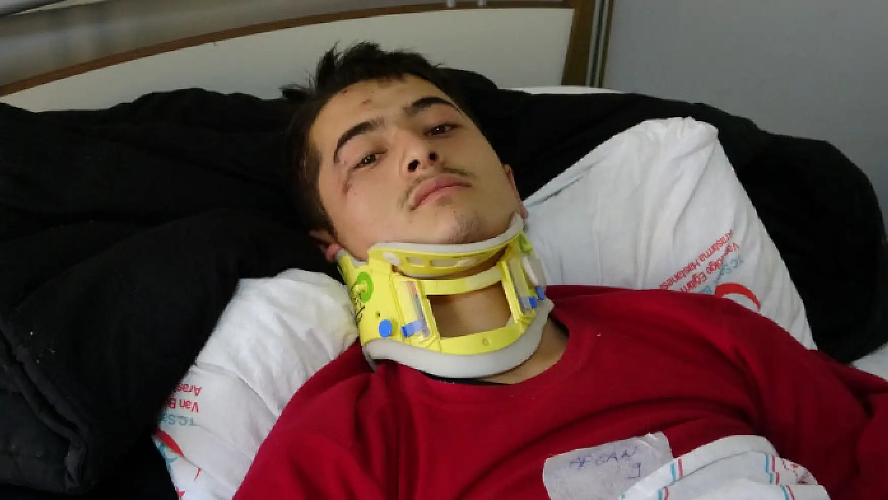 Kazada yaralanan göçmenden Türkiye'ye teşekkür