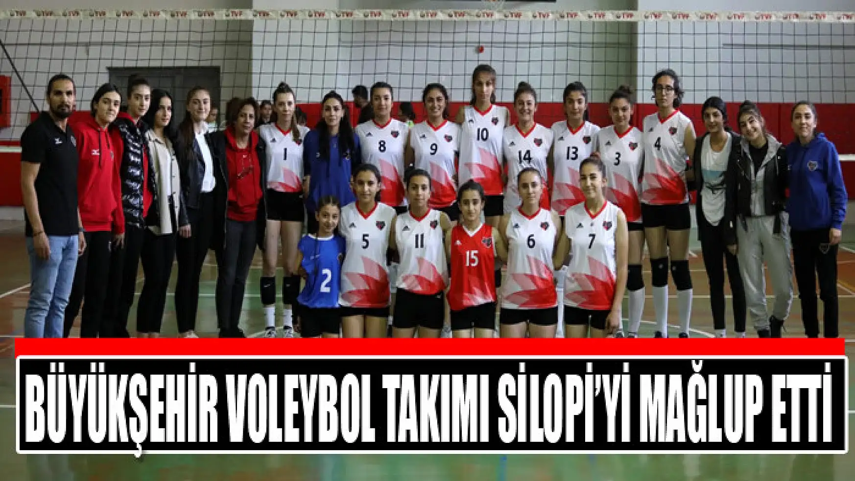 Büyükşehir voleybol takımı Silopi'yi mağlup etti
