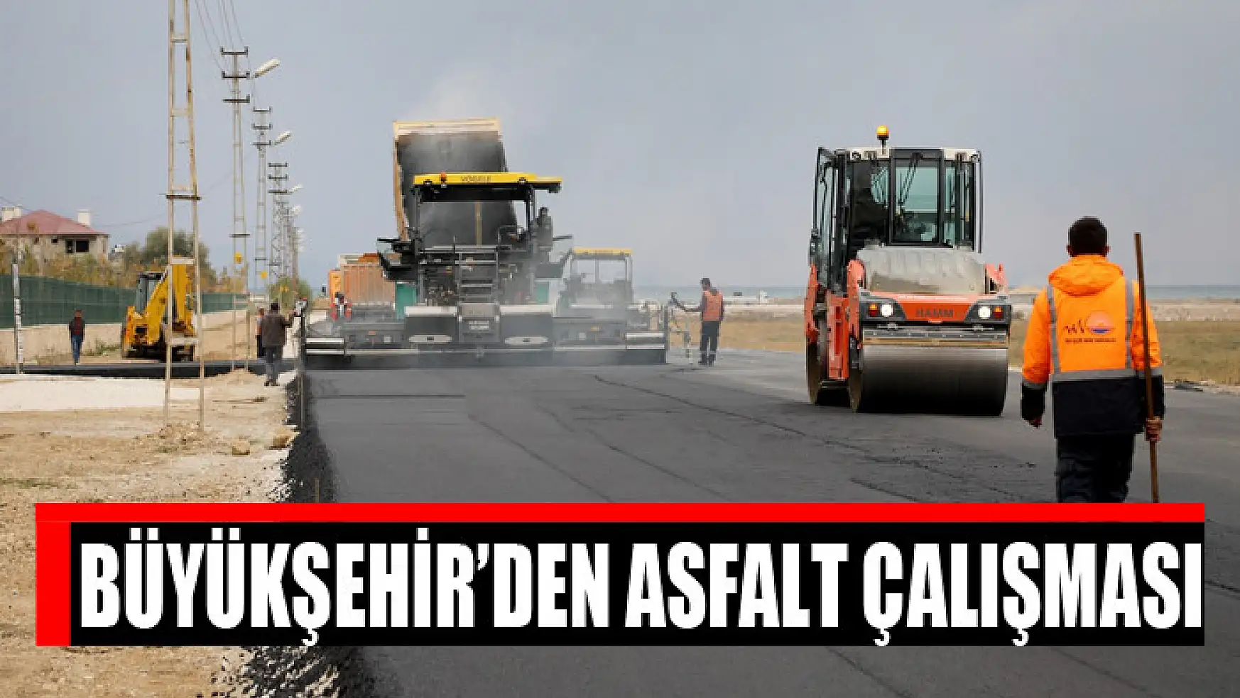 Büyükşehir'den asfalt çalışması