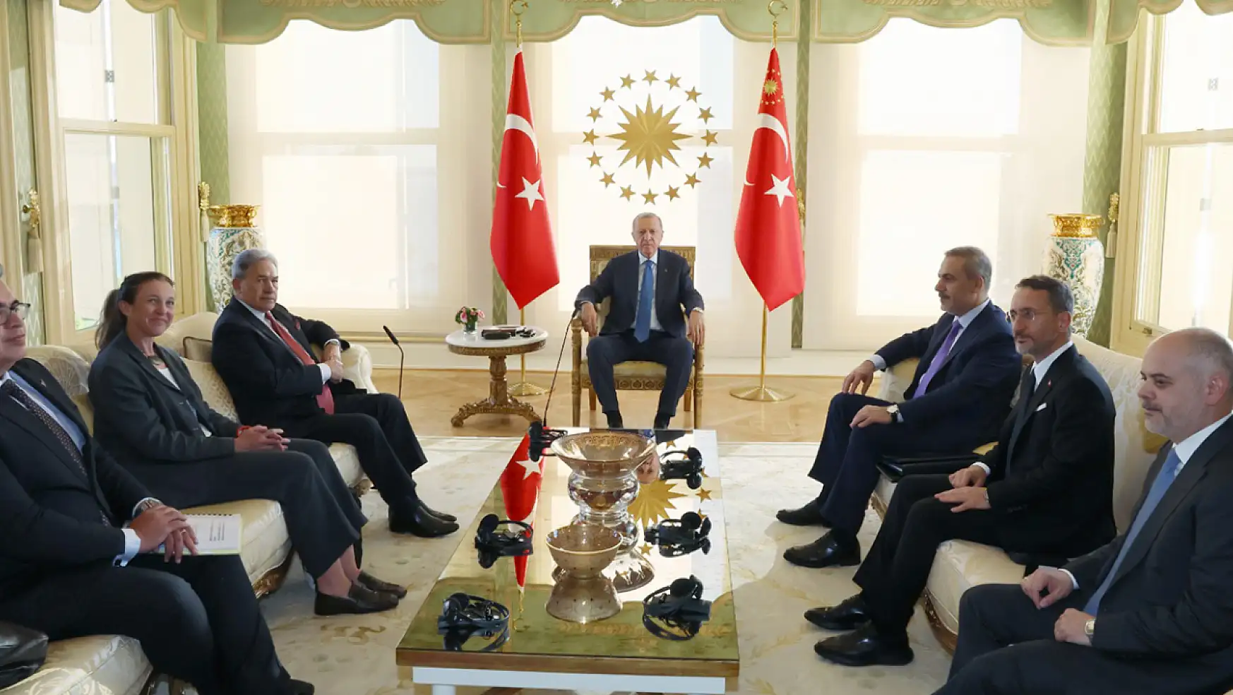 Cumhurbaşkanı Erdoğan, Yeni Zelanda Başbakan Yardımcısı Peters'i kabul etti