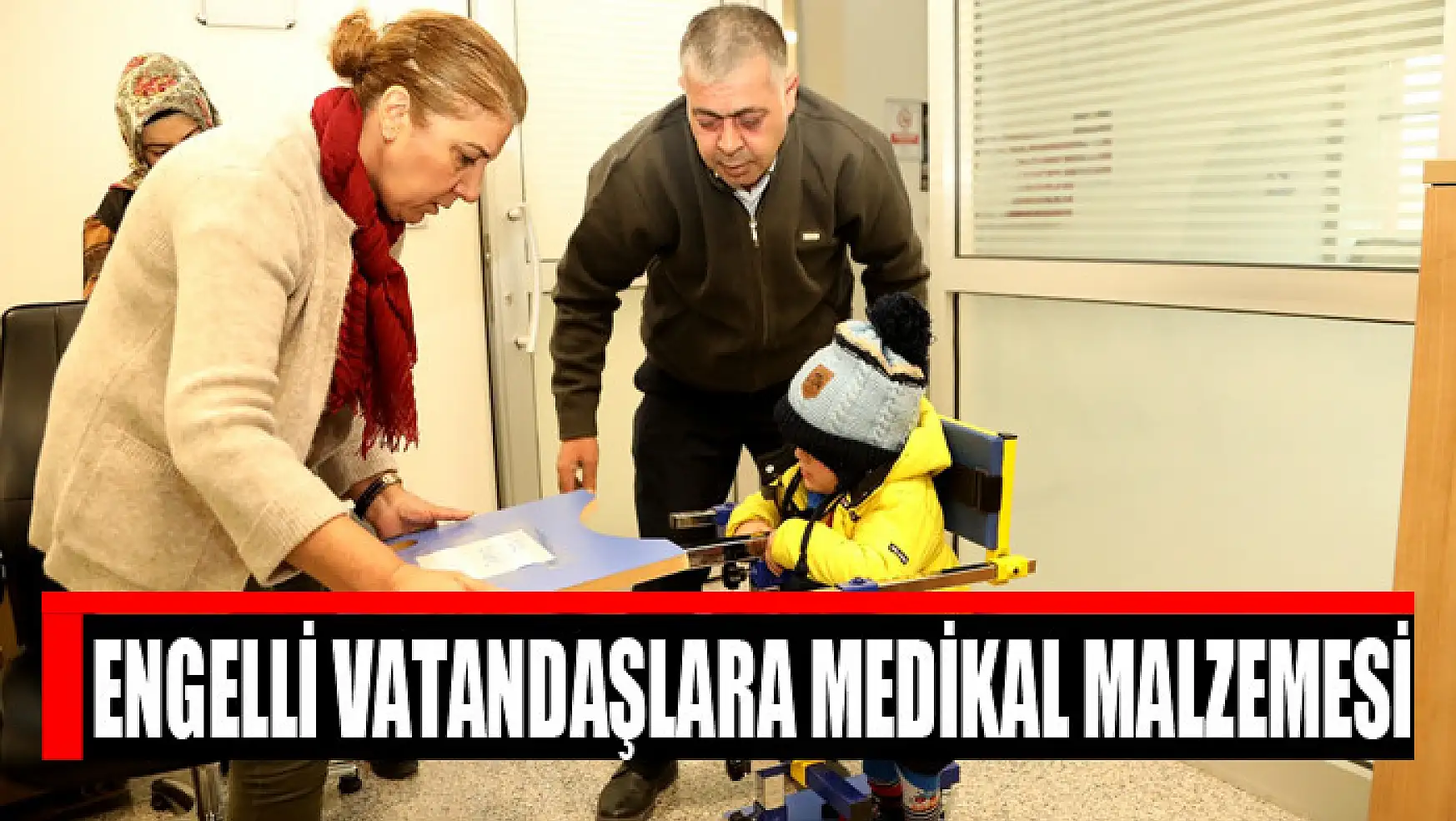 Engelli vatandaşlara medikal malzeme dağıtıldı