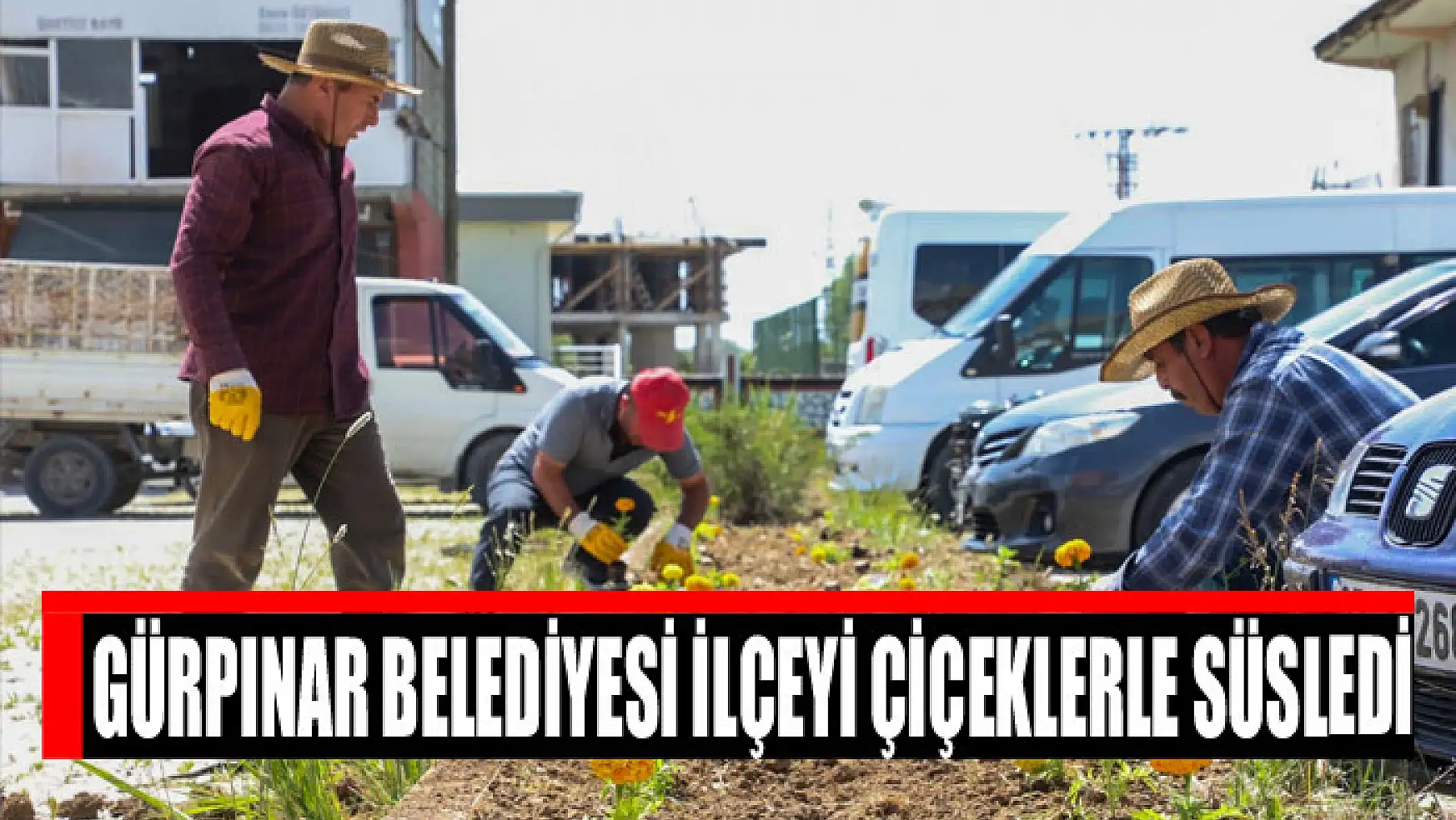 Gürpınar Belediyesi İlçeyi Çiçeklerle Süsledi