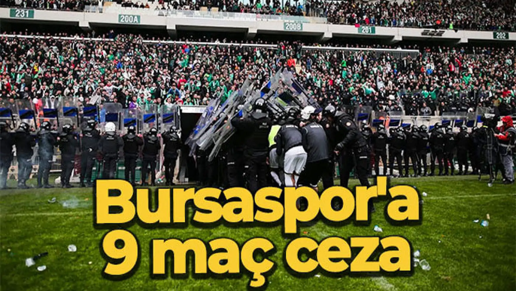 PFDK, Bursaspor'a 9 maç seyircisiz oynama cezası verdi