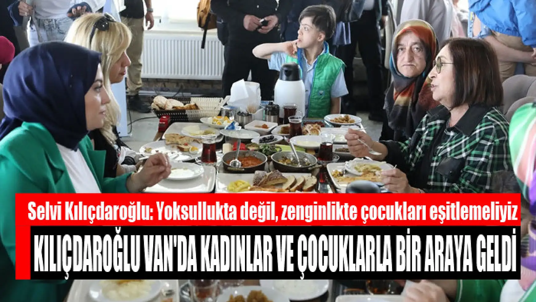 Selvi Kılıçdaroğlu: Yoksullukta değil, zenginlikte çocukları eşitlemeliyiz