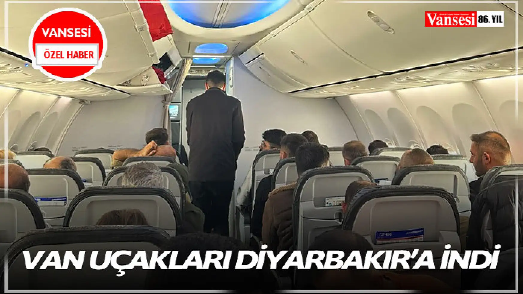 Van uçakları Diyarbakır'a indi