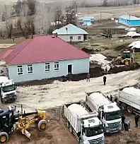 Abdal Mezrası Mahallesi'nde taziye evlerinin zemini yenilendi