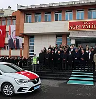 Ağrı'da güvenlik güçlerine 85 yeni araç teslim edildi