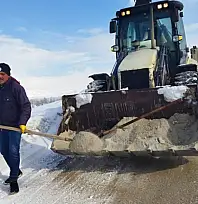 Ağyol Tepesi'nde tuzlama çalışması