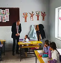 Alhan, Yukarı Argit Demirtepe İlkokulu'nu ziyaret etti