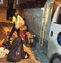 Ali Paşa Mahallesi'nde gece temizliği
