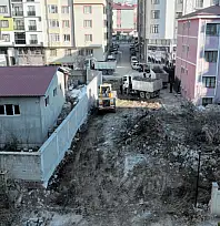 Alipaşa Mahallesi'nde yol açma çalışmaları sürüyor