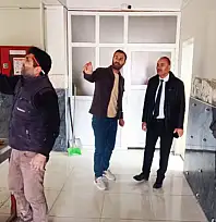 Alpaslan Fen Lisesi'nde tadilat çalışmaları sürüyor