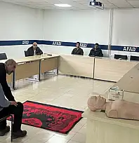 Aşkale Çimento personeline ilkyardım güncelleme eğitimi