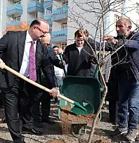 Atatürk Üniversitesinden millî ağaçlandırma gününe destek