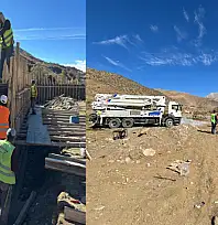 Bahçesaray'da Atıksu Arıtma Tesisi çalışmaları sürüyor