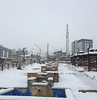 Başkale'de kış etkisini gösteriyor