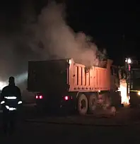 Başkale'de samanlıkta korkutan yangın