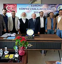 Başkan Çetin'den, Edremit Körfezi Vanlılar Derneği'ne ziyaret