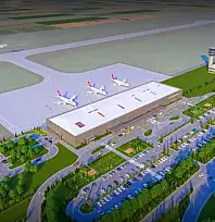 Bayburt-Gümüşhane Havalimanı'nda üstyapı çalışmaları sürüyor