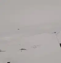 Beytüşşebap'ta mahsur hasta, helikopterle Van'a ulaştırıldı