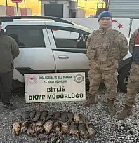Bitlis'te kota aşımı yapan 5 avcıya 63 bin 680 lira ceza