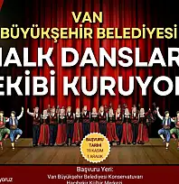 Büyükşehir Belediyesi halk dansları ekibi kuruyor