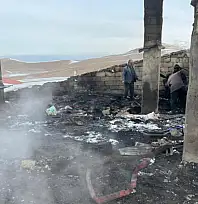 Çatak'ta çatı yangını korkuttu