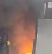 Demir atölyesinde patlama