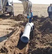 Derimevi Mahallesi'nde altyapı ve yol çalışması