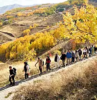 Doğaseverler sonbaharın güzelliklerini keşfediyor