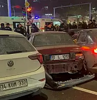 Elazığ'da zincirleme trafik kazası: 2 yaralı