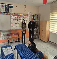 Erciş İlçe Milli Eğitim Müdürü Düvenci İlkokulu'nu ziyaret etti