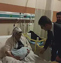 Erciş'te 2026'nın ilk bebeği Mert Buğra oldu