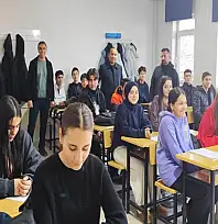 Erciş'te Etüt VAN deneme sınavı süreci değerlendirildi
