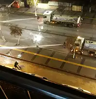 Erek Dağı Caddesi tazyikli suyla yıkandı