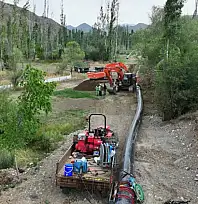 Erzurum'da 6 bin 860 dekar arazi modern sulamaya kavuşuyor