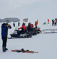 Gazeteciler Abalı Kayak Merkezi'nde buluştu