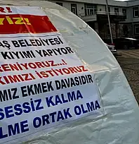 Gevaş'ta işten çıkarılan işçilerin eylemi sürüyor