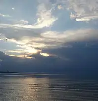 Güneş ışınları görsel şölen sundu