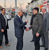 Güngöralp, Çaldıran'da esnaflarla buluştu